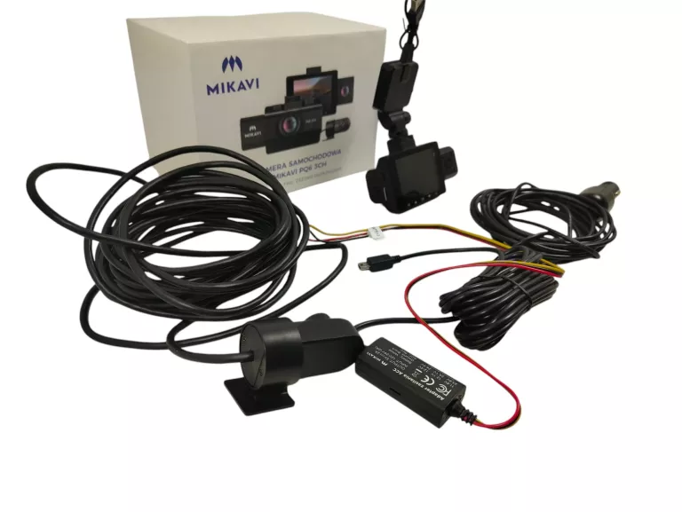 REJESTRATOR JAZDY MIKAVI PQ6 3CH GPS 4K