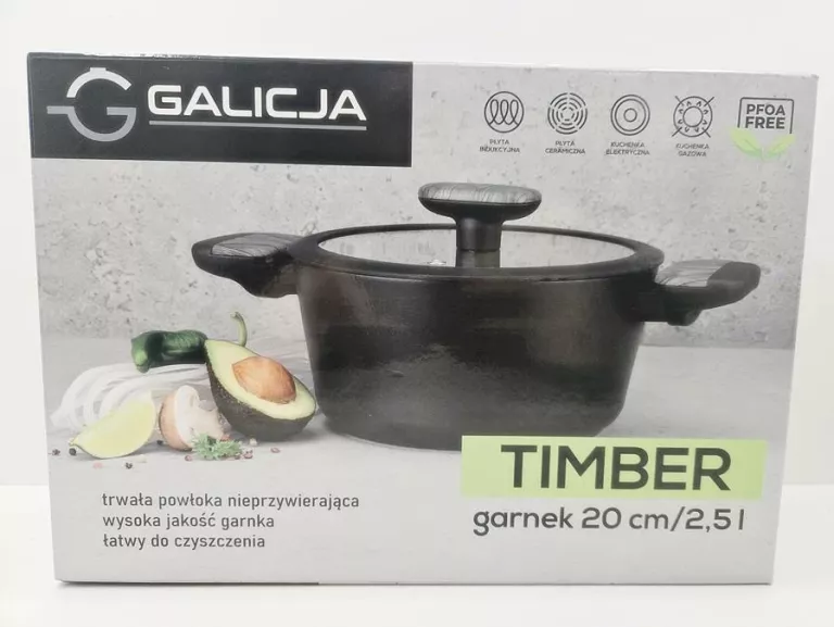 GARNEK GALICJA TIMBER 20 CM 2,5L