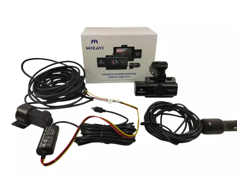 REJESTRATOR JAZDY MIKAVI PQ6 3CH GPS 4K