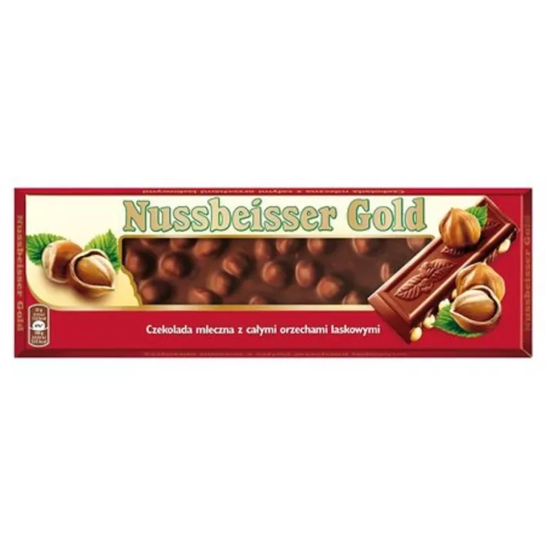 NUSSBEISSER CZEKOLADA MLECZNA Z ORZECHAMI 220G