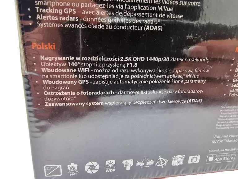 WIDEOREJESTRATOR MIO MIVUE 752 DUAL WIFI