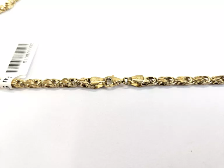 585 ZŁOTY ŁAŃCUSZEK SPLOT KRÓLEWSKI 9,55G 585 60CM