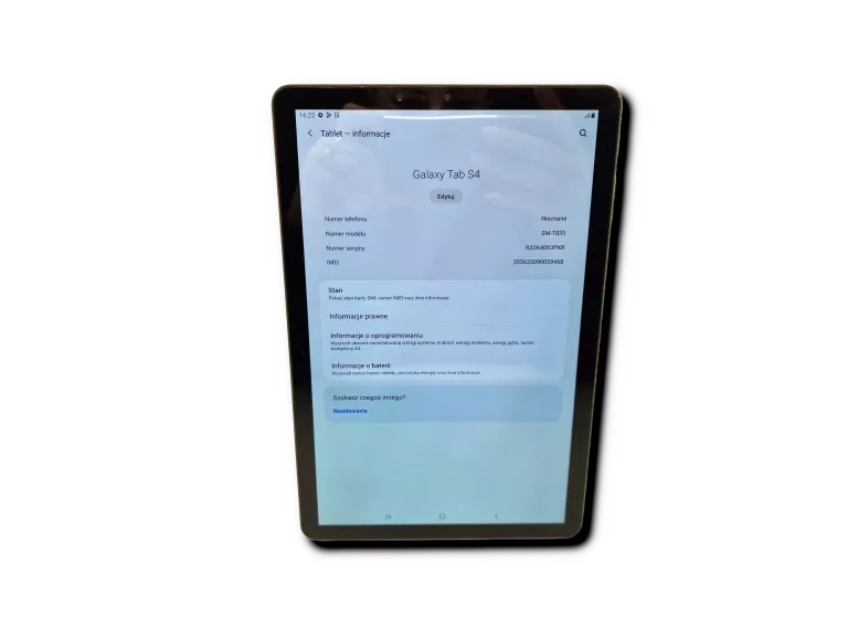 TABLET SAMSUNG GALAXY TAB S4 SM-T835