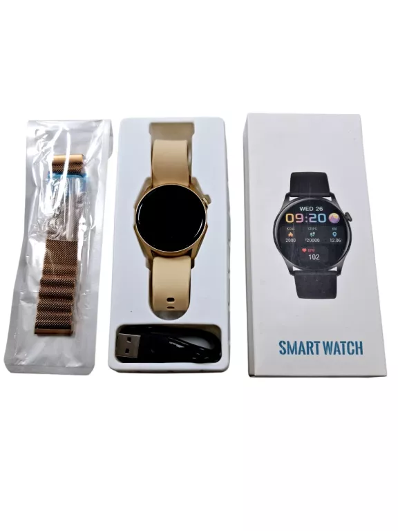 SMARTWATCH DAMSKI EKG PULSOMETR KOMPLET + PARAGON