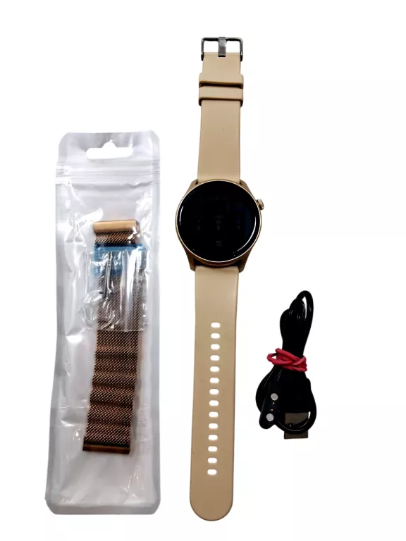 SMARTWATCH DAMSKI EKG PULSOMETR KOMPLET + PARAGON