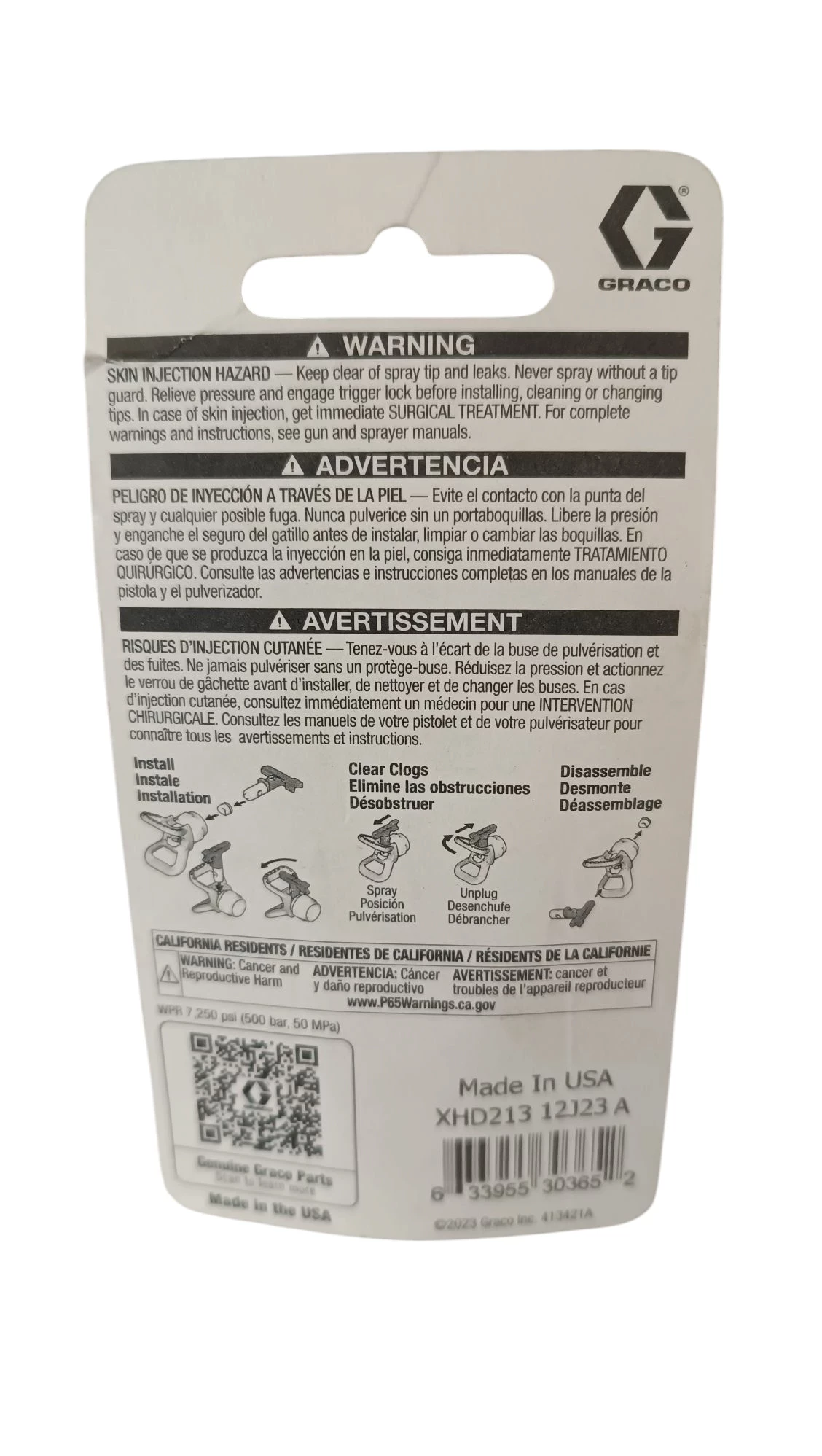 dysza-malarska-graco-rac-x-xhd-213-uszczelka-ean-gtin-633955303652