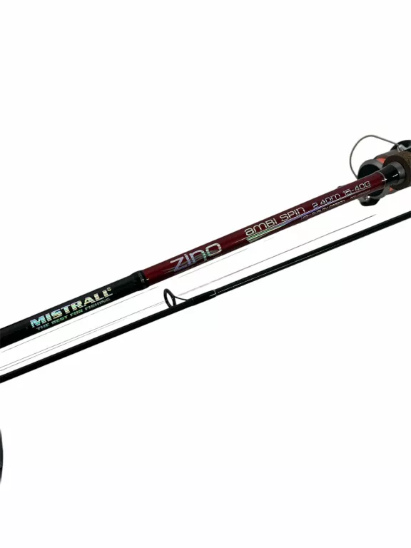 WĘDKA MISTRALL ZINO AMBI SPIN 2,4/15-40G+KOŁOWROTEK SHIMANO ALIVIO 10000 F