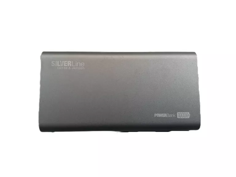 POWERBANK GOTZE & JENSEN SILVERLINE 10000MAH SZARY/PUDEŁKO