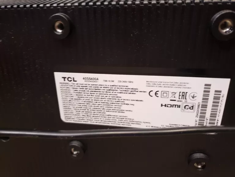 TELEWIZOR LED TCL 40S5400 40" FULL HD