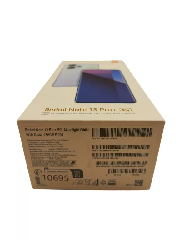 SMARTFON XIAOMI REDMI NOTE 13 PRO+ 8 GB / 256 GB 5G BIAŁY