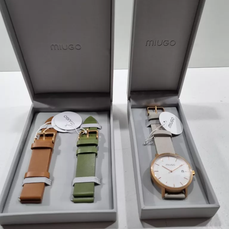ZEGAREK GO MIUGO + 2 DODATKOWE PASKI PUD X2