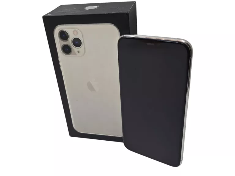 TELEFON IPHONE 11 PRO 4 GB / 64 GB 4G (LTE) SREBRNY 72% BATERII SERWIS!