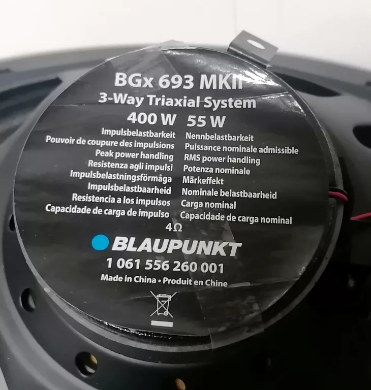 GŁOŚNIKI SAMOCHODOWE BLAUPUNKT BGX 693 MKII
