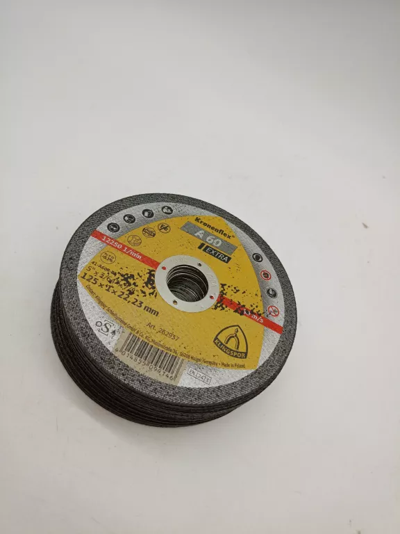 TARCZA DO METALU 125X1 MM KLINGSPOR KRONENFLEX A60 EXTRA/25 SZT