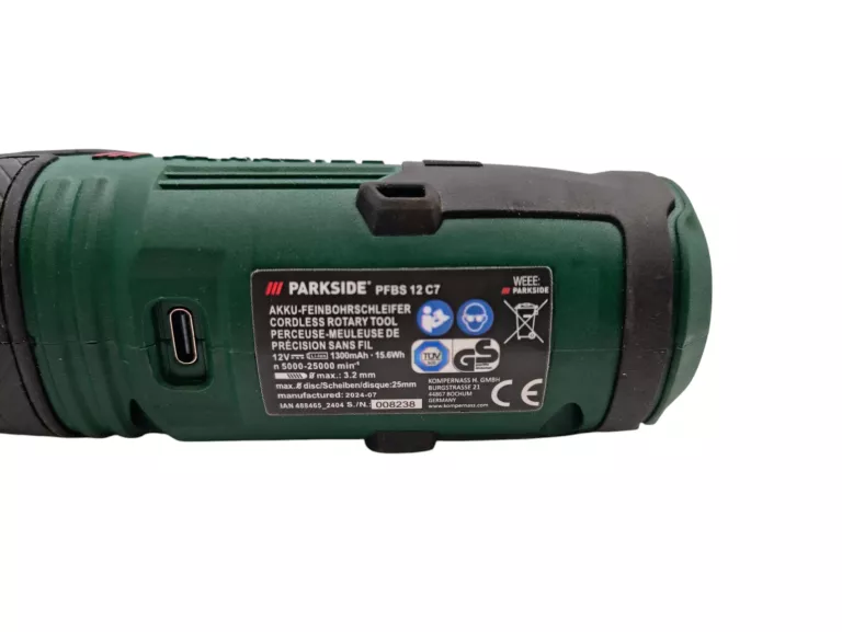SZLIFIERKA WIELOFUNKCYJNA PARKSIDE PFBS 12 C7 12V ZESTAW