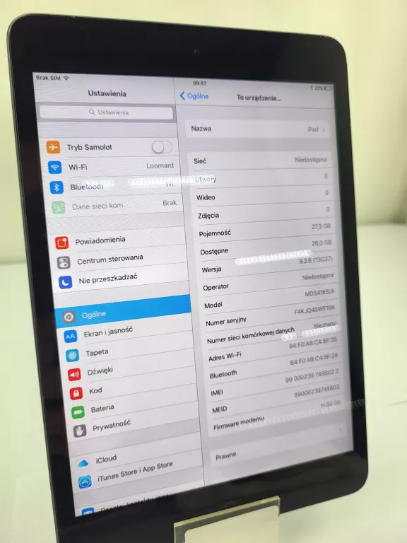 TABLET IPAD A1455 7,9" 32GB MD541FD/A