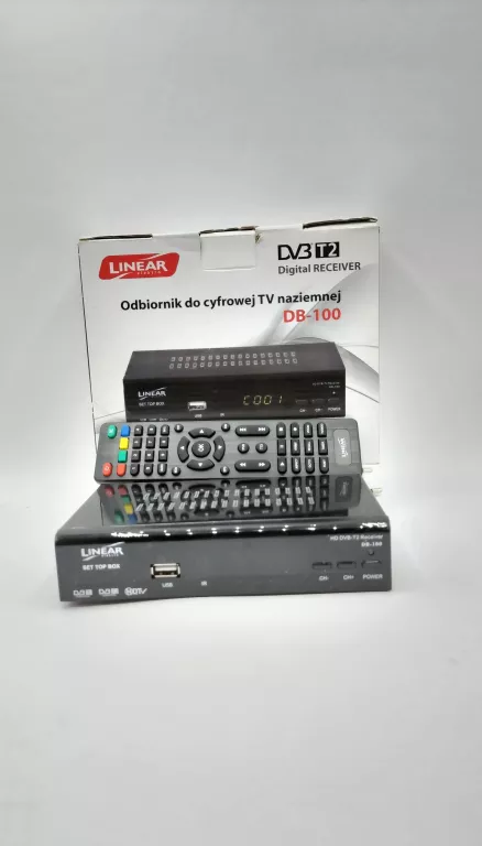 DEKODER LINEAR DVB-T2 SET TOP BOX DB-100 OKAZJA!