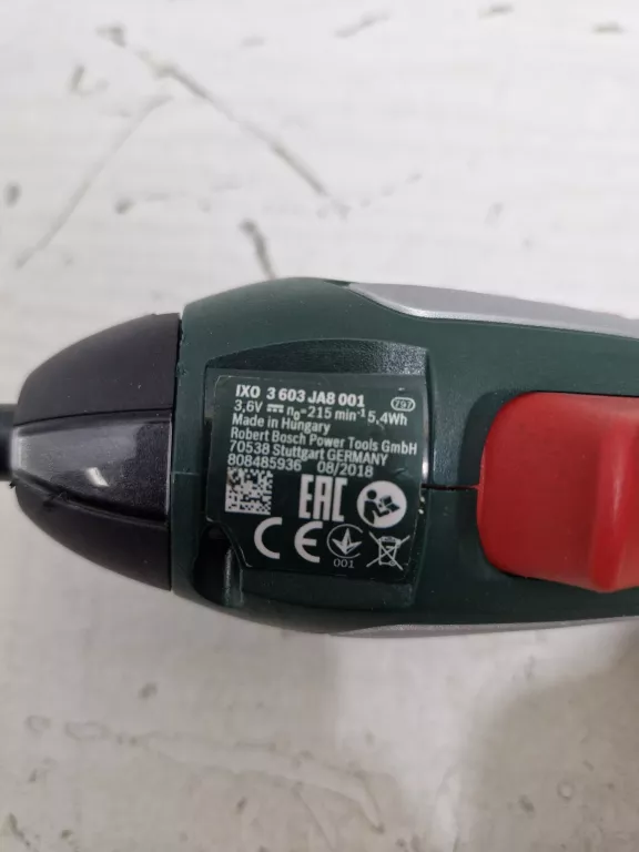 WKRĘTARKA AKUMULATOROWA BOSCH IXO 3 603 JA8 001