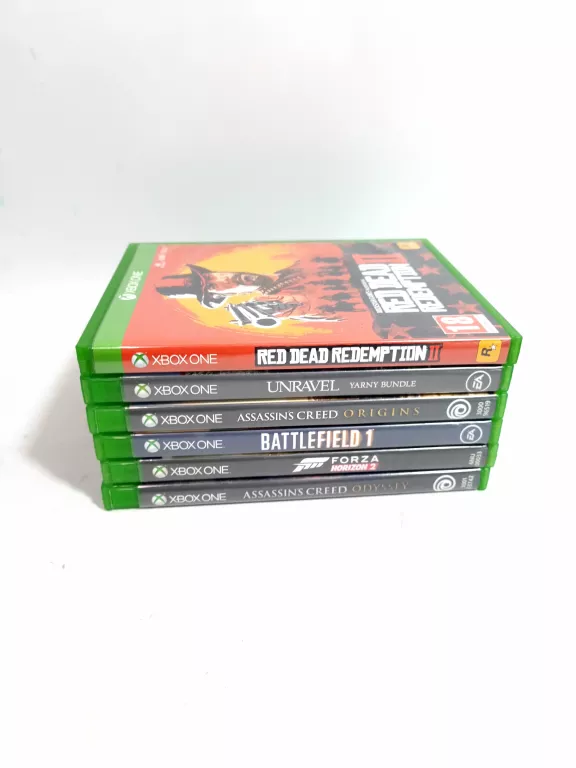 KONSOLA MICROSOFT XBOX ONE X 1TB + PAD CZARNA 5 GRY PUDEŁKO