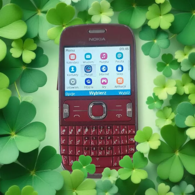 TELEFON NOKIA 302 CZERWONA/BEZ ŁAD