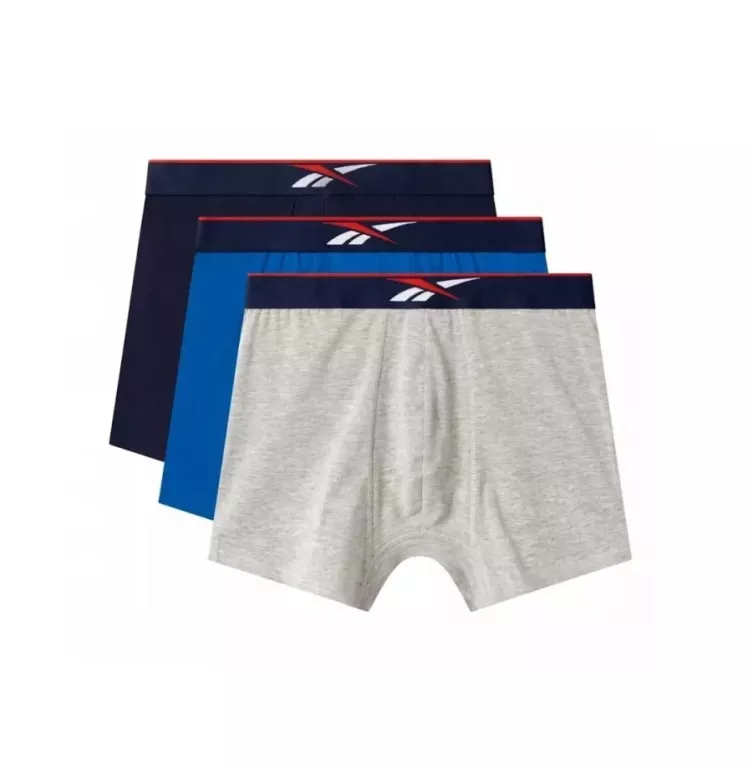 BOKSERKI MĘSKIE BIELIZNA MAJTKI KOMPLET REEBOK 3PACK MIX JORDAN-AW24-MIX M