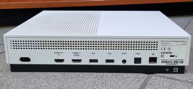 KONSOLA MICROSOFT XBOX ONE S ALL DIGITAL EDITION (1681) 1TB