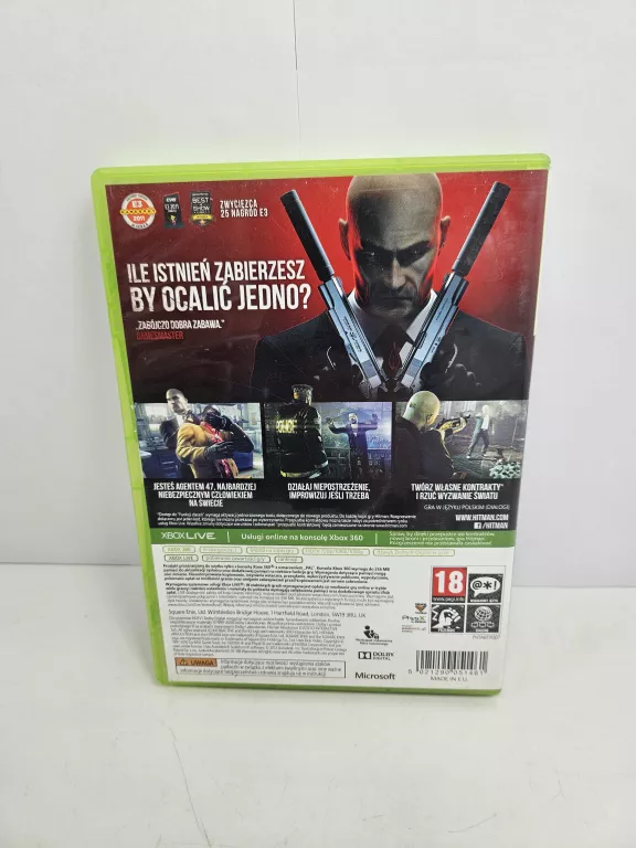 HITMAN ROZGRZESZENIE XBOX360