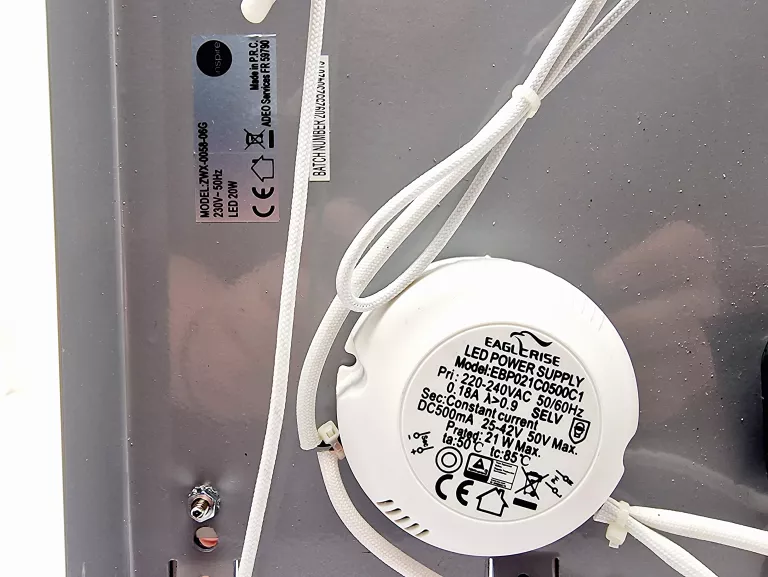 ZESTAW DWÓCH LAMP PLAFON LED OTOK CHROM INSPIRE