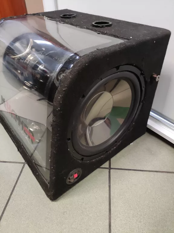 TUBA SAMOCHODOWA 2 GŁOŚNIKI CLARION 30CM 1000W
