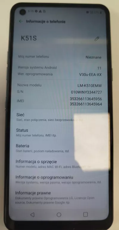 TELEFON TELEFON LG L51S