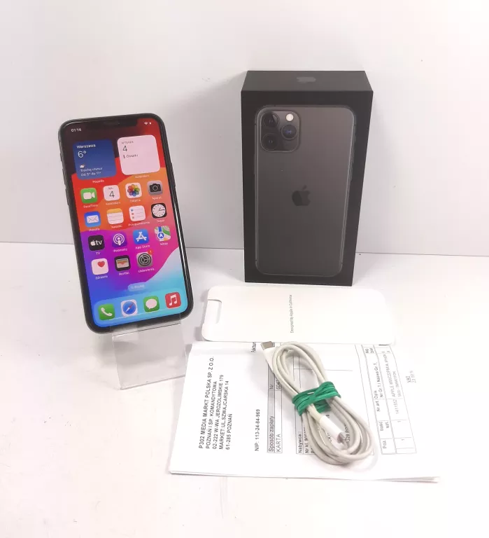 TELEFON IPHONE 11 PRO 64GB 92%BAT KOMPLET