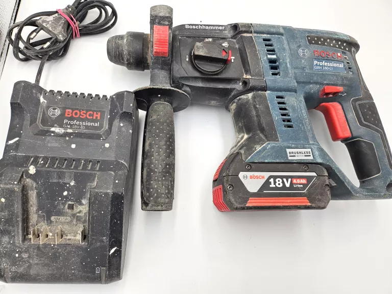 MŁOTOWIERTARKA AKUMULATOROWA BOSCH GBH 180-LI 18V + AKUMULATOR