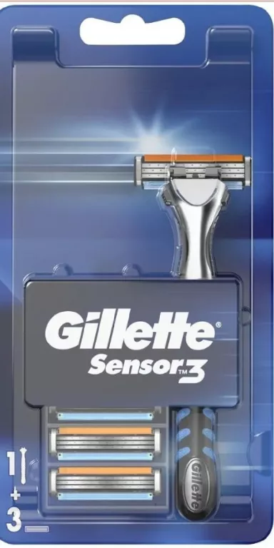 MASZYNKA NA WKŁADY DO GOLENIA GILLETTE SENSOR3