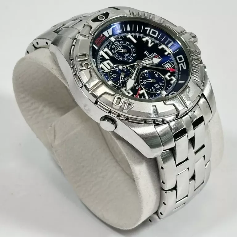 ZEGAREK MĘSKI CHRONO BIKE FESTINA 16095 SREBRNY