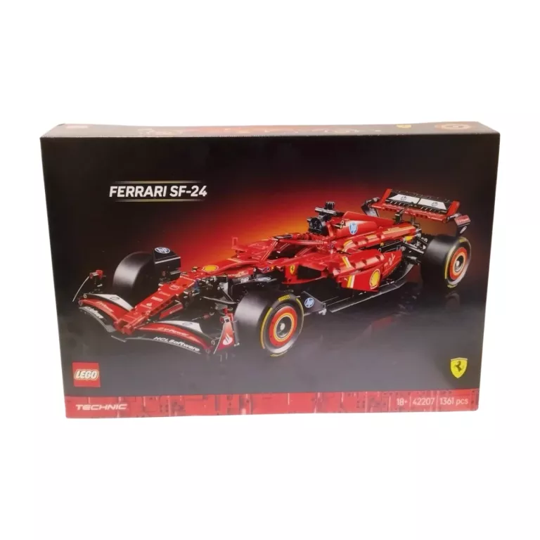 LEGO TECHNIC 42207 BOLID F1 FERRARI SF-24 CAR AUTO WYŚCIGOWE