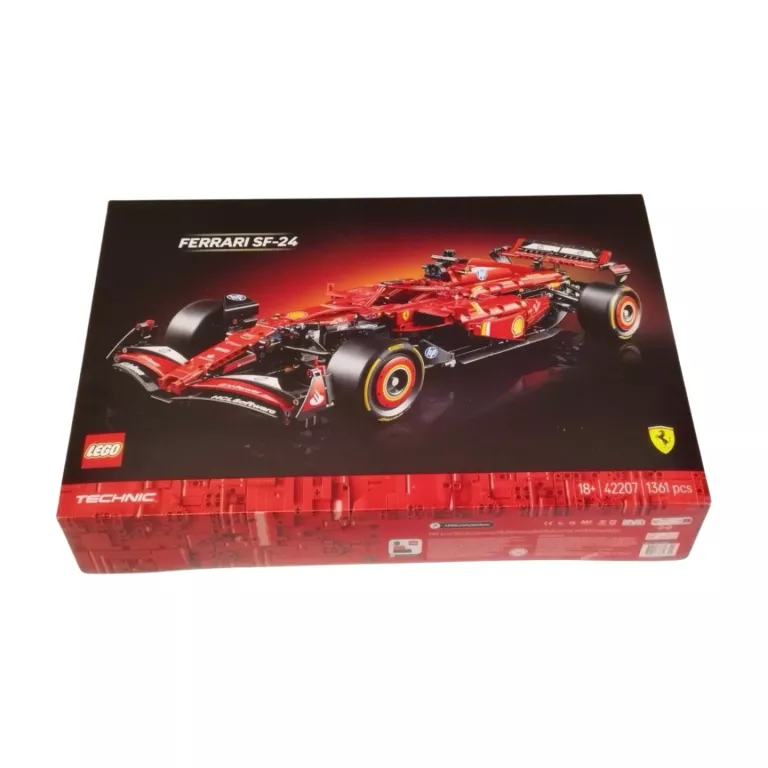 LEGO TECHNIC 42207 BOLID F1 FERRARI SF-24 CAR AUTO WYŚCIGOWE