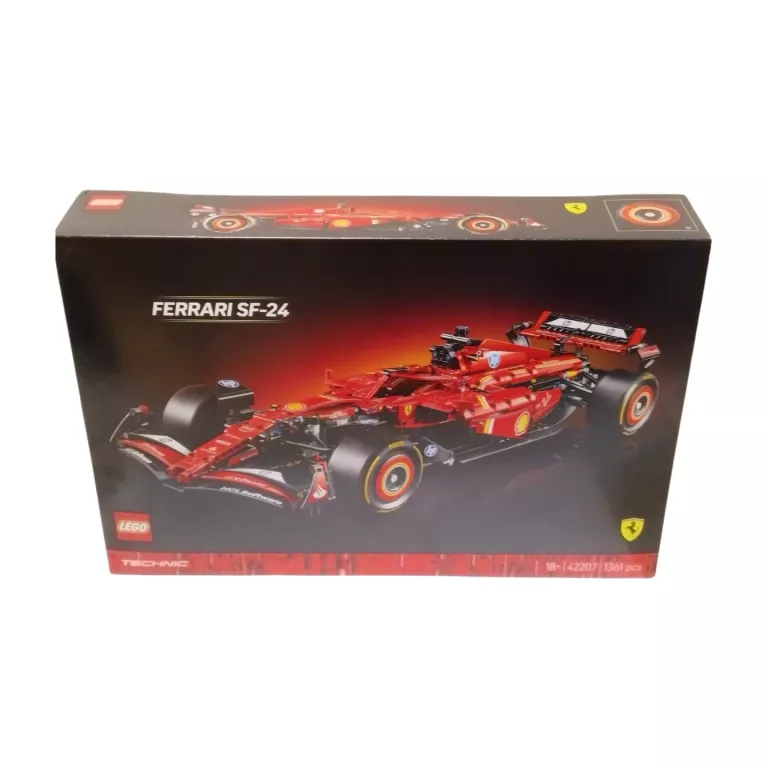 LEGO TECHNIC 42207 BOLID F1 FERRARI SF-24 CAR AUTO WYŚCIGOWE