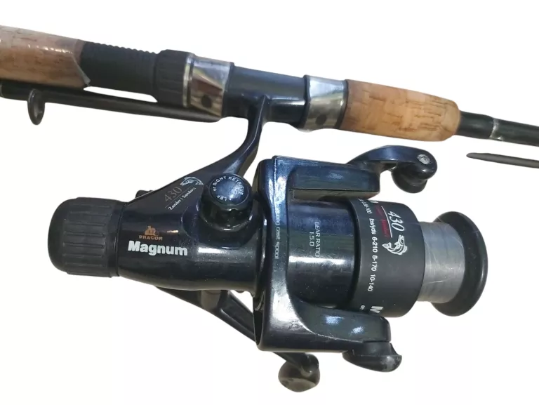 WĘDKA KONGER CARBOMAXX MASTER SPIN M 240/35+KOŁOWROTEK DRAGON MAGNUM 430