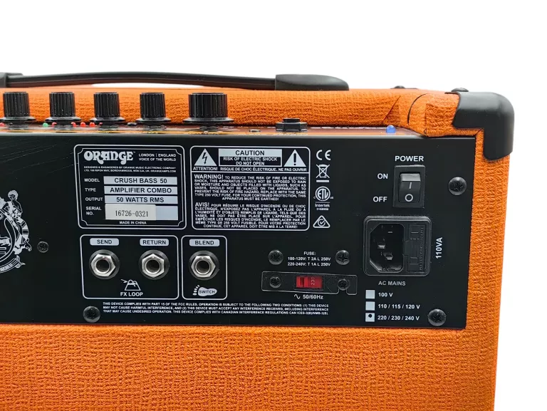 WZMACNIACZ GITAROWY CRUSH BASS 50 12" MOC 50W