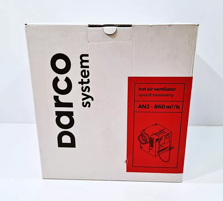 DARCO AN2 600 M3/H APARAT NAWIEWNY TURBINA KOMINKOWA