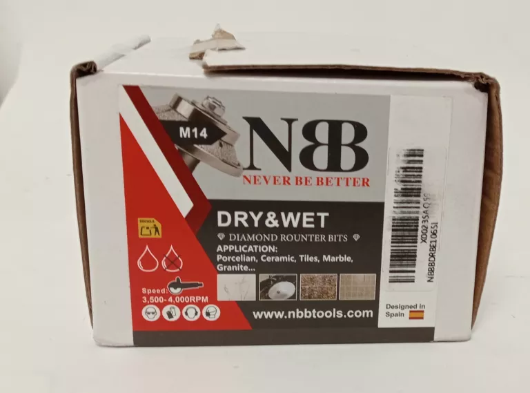 TARCZA DIAMENTOWA PÓŁZAOKRĄGLONA NBB WET&DRY M14