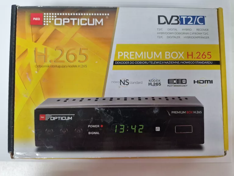 DEKODER OPTICUM DVB-T2 H.265