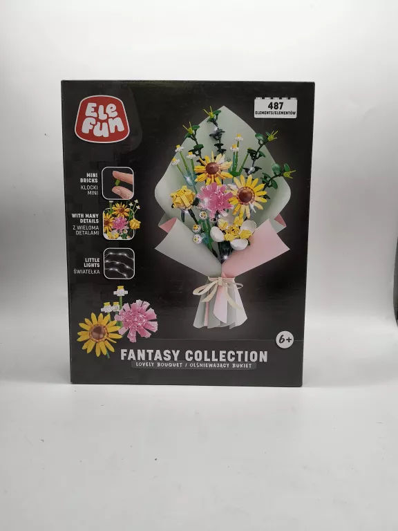 KLOCKI ELE FUN OLŚNIEWAJĄCY BUKIET 487ELEMENTÓW