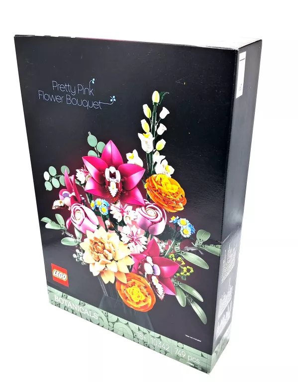 LEGO BOTANICALS 10342 PIĘKNY BUKIET RÓŻOWYCH KWIATÓW