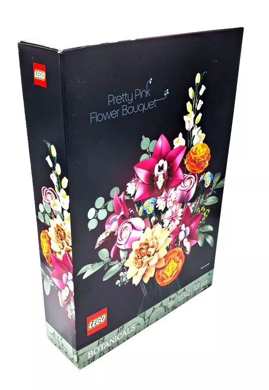 LEGO BOTANICALS 10342 PIĘKNY BUKIET RÓŻOWYCH KWIATÓW