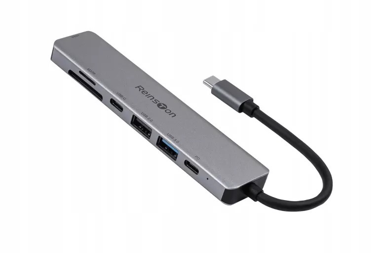 HUB USB REINSTON USB-C 7W1 EHUB05