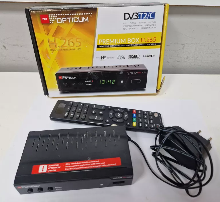 DEKODER OPTICUM DVB-T2 H.265