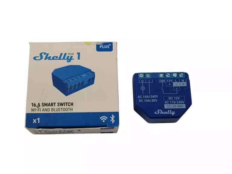 PRZEKAŹNIK SHELLY PLUS 1 WIFI BLUETOOTH 16A