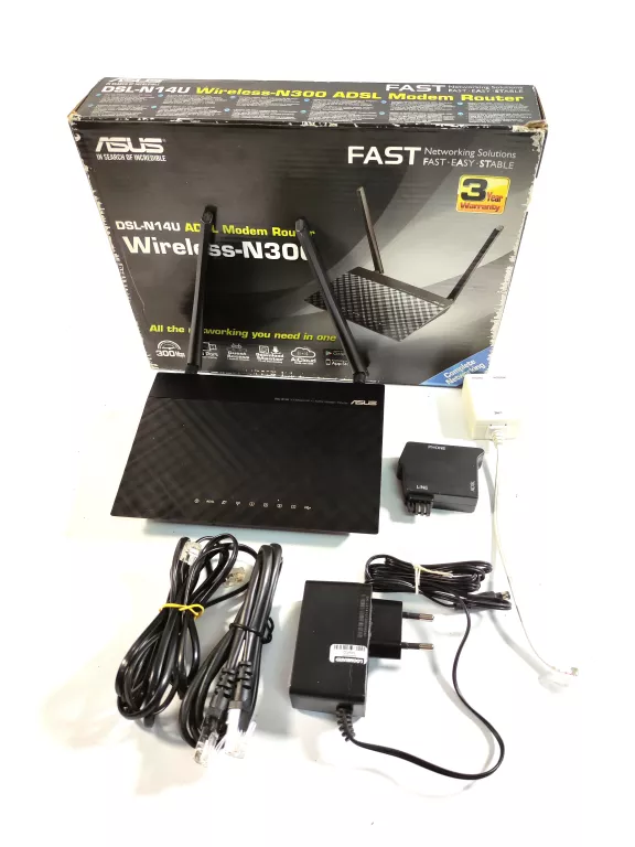 ROUTER ASUS DSL-N14U KOMPLET