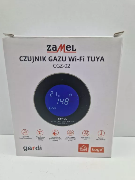 CZUJNIK GAZU WIFI TUYA CGZ-02 ZAMEL JAK NOWE!!!